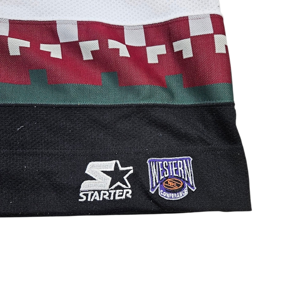 Vintage 1990s Starter Phoenix Coyotes Jeremy Roenick Kachina Jersey – Size L - Picture 9 of 10